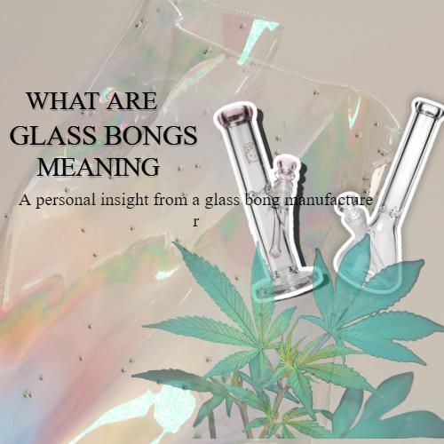 What are glass bongs meaning-A personal insight from a glass bong manufacturer