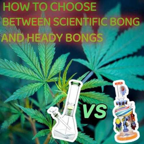 How to choose between scientific glass bongs and heady glass bongs? Tips for Exploring Smoke Shops.