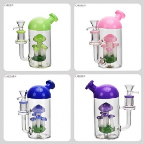 Wholesale 5.7 Inches Mini Bong Colorful Mushroom Bong