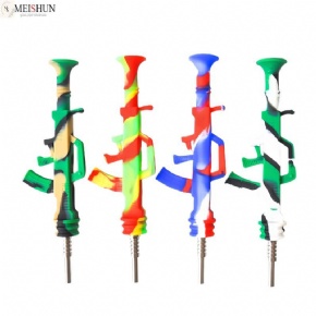 Originality AK-47 Gun Shape Silicone Nectar collector