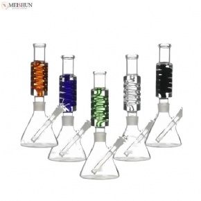 Wholesale Classic Coil Freeze Glass Beaker Bong