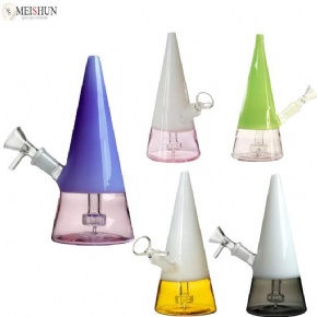 Wholesale 7 Inches Steeple Glass Dab Rig With Showerhead Perc