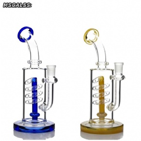 Coil Percolator Glass Bong