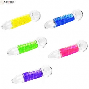 Wholesale Colorful Glycerine Freeze Glass Spoon Pipe