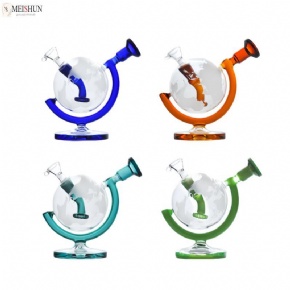 Wholesale Unique Globe Glass Bubbler Weed Pipe