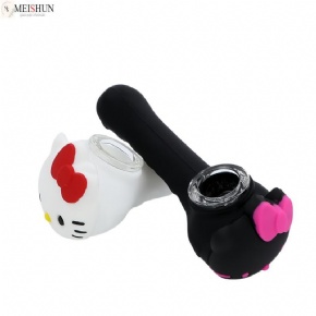 Wholesale Hello Kitty Silicone Hand Pipe