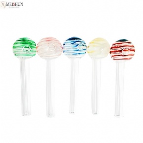 Wholesale Swirl Lollipops Glass Oil Burner Pipes