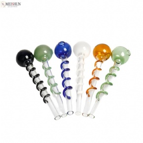 Wholesale Colorful Twist Glass Oil Burner