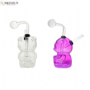 Wholesale Colorful Cute Bear Oil Burner Bubbler