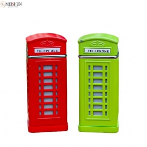 Wholesale Portable Telephone Booth Style Metal Outdoor Ashtray