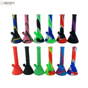 Wholesale 12-Inch Silicone Colorful Beaker Bong - Cheap & Durable