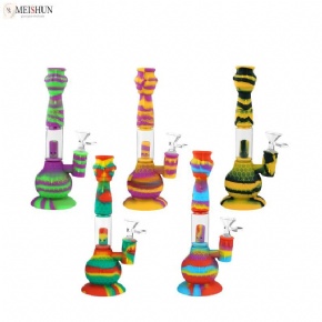 Wholesale 9 Inches Honeycomb Silicone Bong