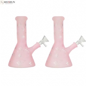 6 Inches Pink Cute Mini Glass Water Pipe