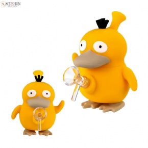 Wholesale 5 Inches Psyduck Silicone Weed Pipe