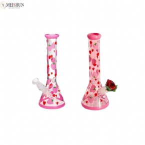 Wholesale 9.8 Inches Cute Strawberry Glass Bong