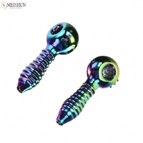 Wholesale Electroplated Glass Spoon Pipe