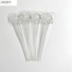 Wholesale 5.9 Inches Clear Glass Oil Burner Pipe